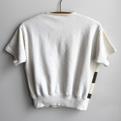 1950s Striped Short Sleeve Sweatshirt  - Shop ThreadCount Vintage Co.