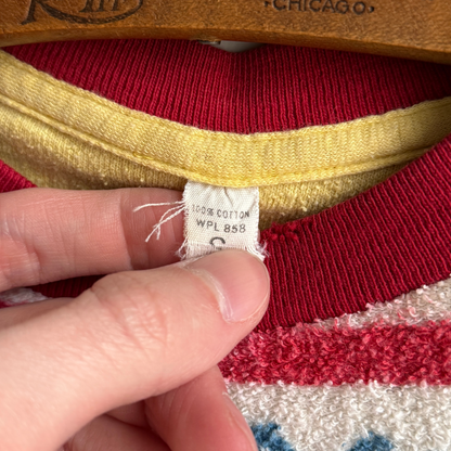 1960s Pabst Blue Ribbon Beer Terry Cloth Tee  - Shop ThreadCount Vintage Co.