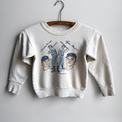 1960s Mickey Mantle & Roger Maris New York Yankees Souvenir Sweatshirt  - Shop ThreadCount Vintage Co.