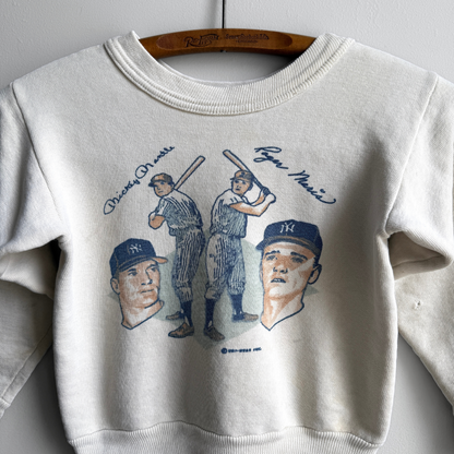 1960s Mickey Mantle & Roger Maris New York Yankees Souvenir Sweatshirt  - Shop ThreadCount Vintage Co.