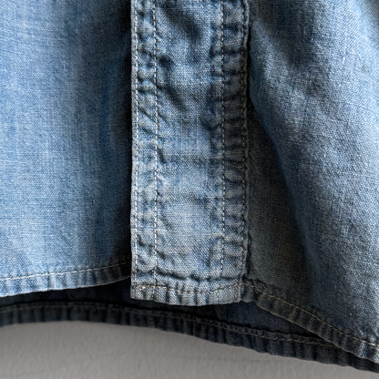 1950s Hercules Rough Shod Chambray Shirt  - Shop ThreadCount Vintage Co.