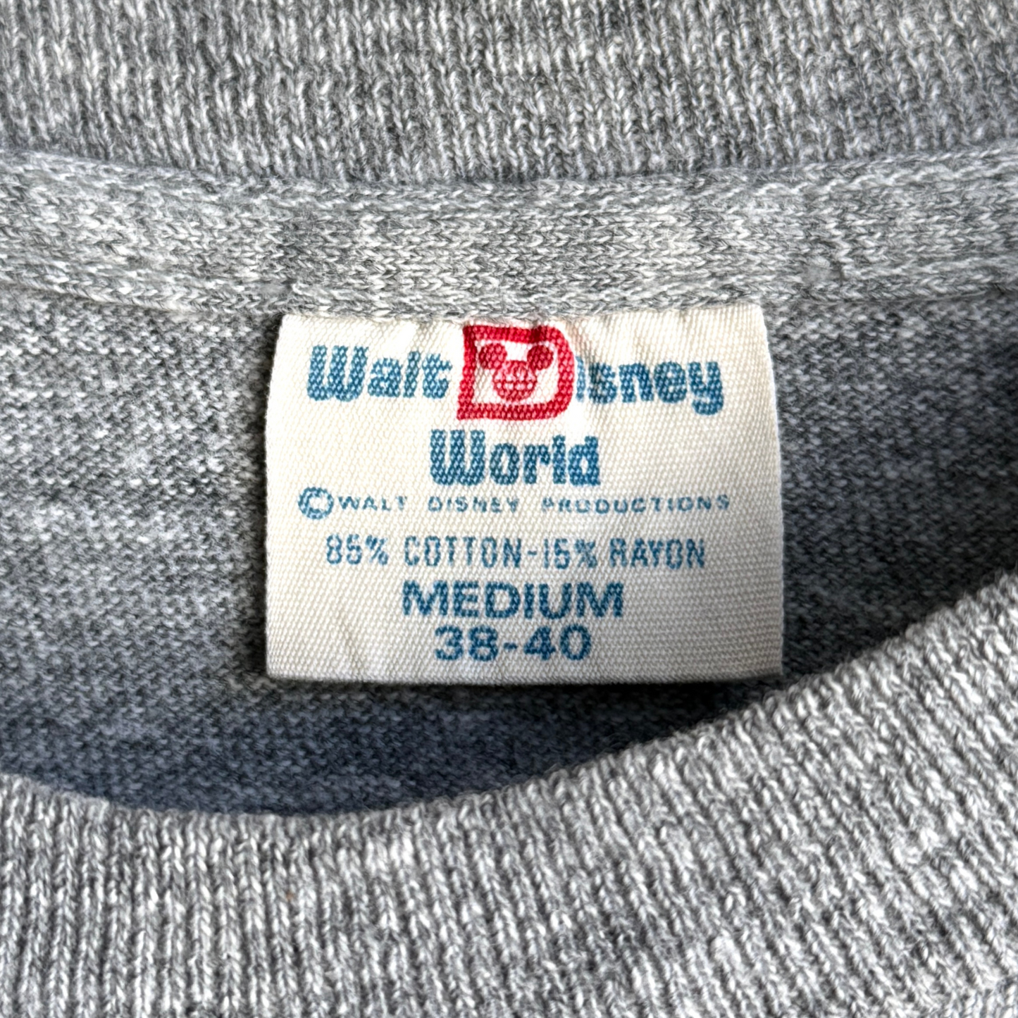 Vintage 1960s Walt Disney World Mickey Mouse Graphic Tee  - Shop ThreadCount Vintage Co.