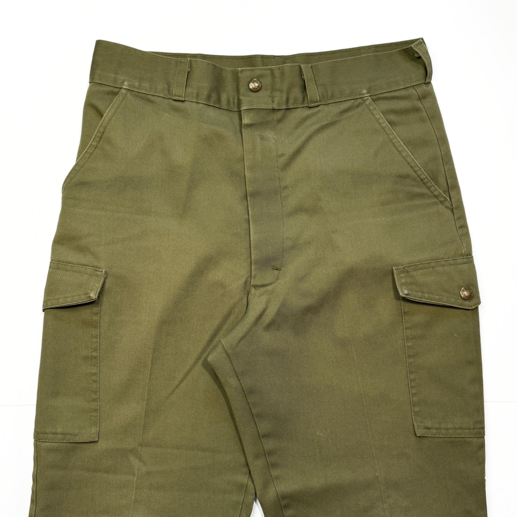 Vintage 1960s Boy Scouts of America Olive Green Uniform Pants  - Shop ThreadCount Vintage Co.