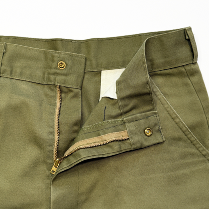 1960s Boy Scouts of America Olive Green Uniform Pants  - Shop ThreadCount Vintage Co.