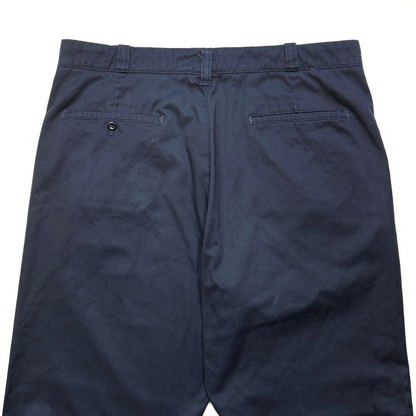 1960s Navy Blue Perma-Prest Chino Workwear Pants  - Shop ThreadCount Vintage Co.