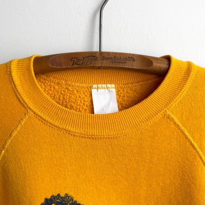 1980s Mississippi Belle Yellow Crewneck Sweatshirt  - Shop ThreadCount Vintage Co.