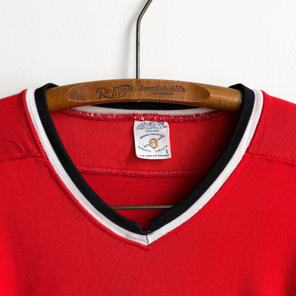 1970s Chicago Blackhawks Distressed Hockey Jersey  - Shop ThreadCount Vintage Co.