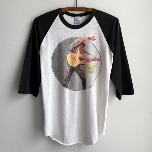Vintage 1982 Neil Diamond Live In Concert Tour Raglan Band Tee  - Shop ThreadCount Vintage Co.
