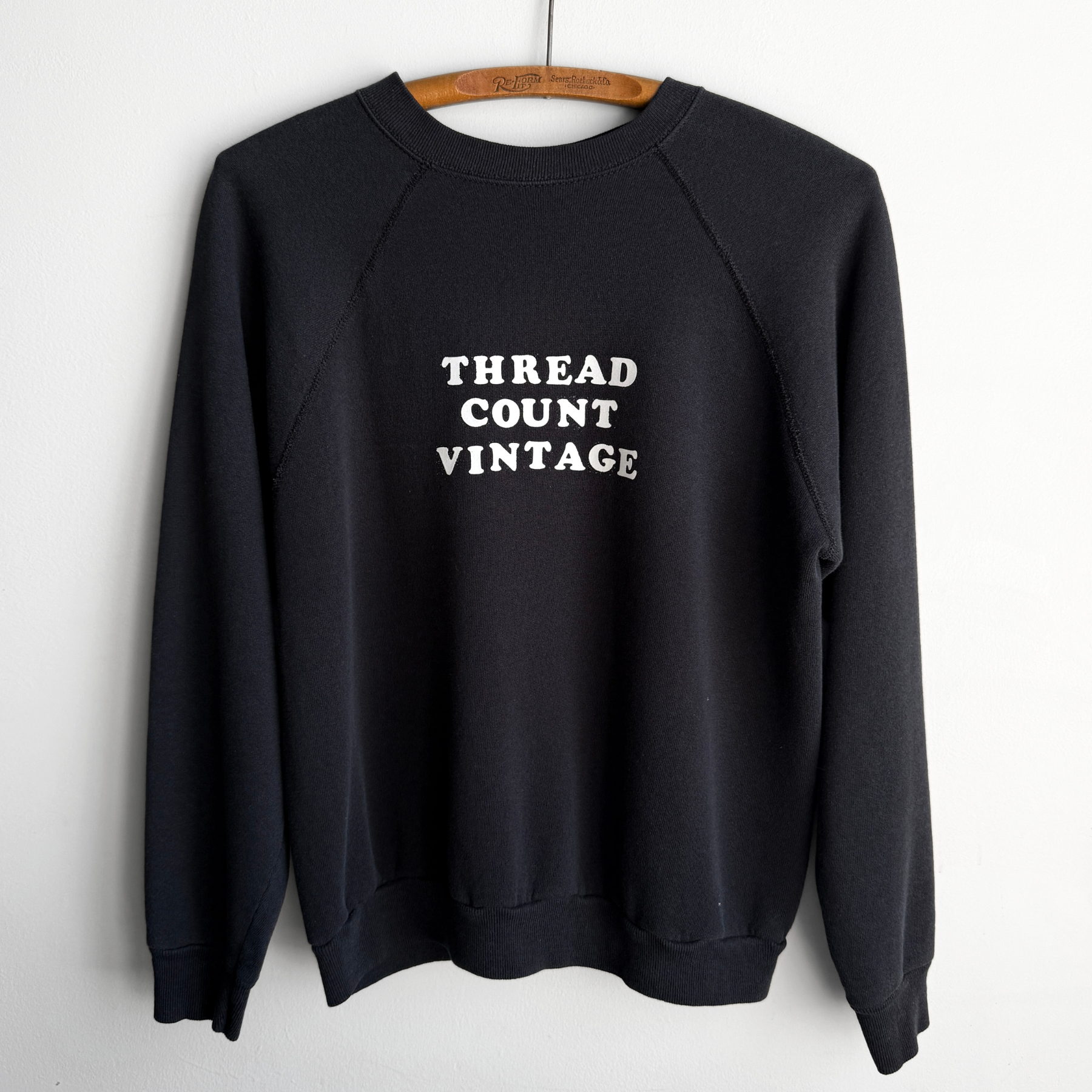 Vintage 1980s ThreadCount Vintage Store Iron-On Sweatshirt  - Shop ThreadCount Vintage Co.