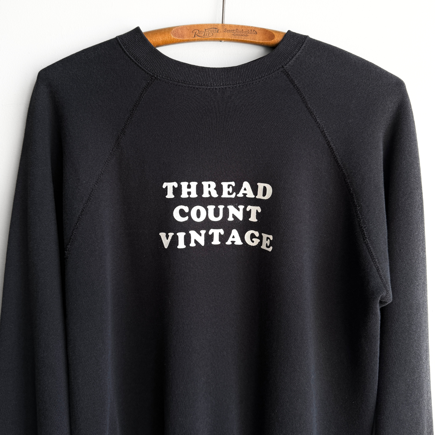 Vintage 1980s ThreadCount Vintage Store Iron-On Sweatshirt  - Shop ThreadCount Vintage Co.