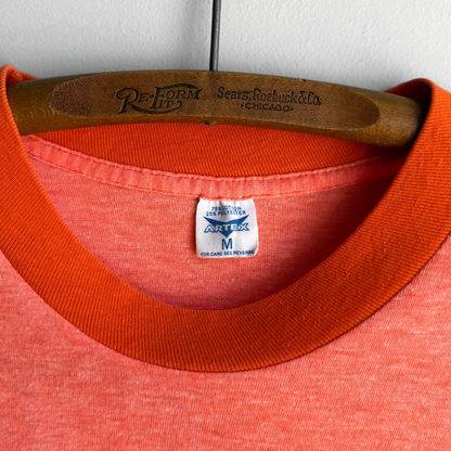 1980s Illinois State University Orange Ringer Tee  - Shop ThreadCount Vintage Co.