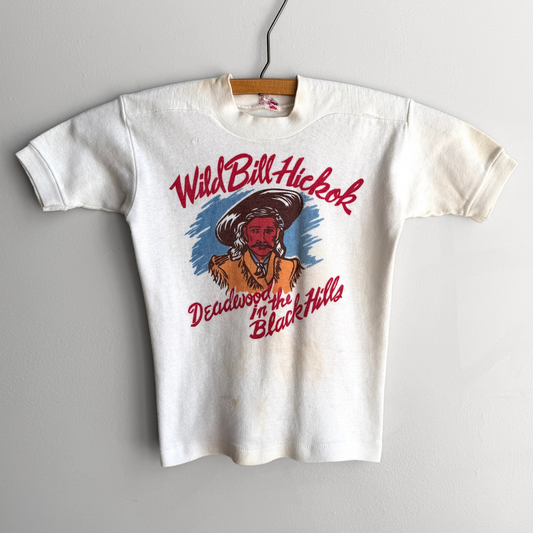 Vintage 1960s Wild Bill Hickok Deadwood In The Black Hills Baby Tee  - Shop ThreadCount Vintage Co.