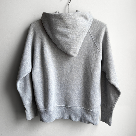 Vintage 1960s Heather Grey Heavy Cotton Hoodie  - Shop ThreadCount Vintage Co.