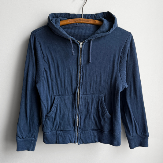 Vintage 1960s Utility Wear Thermal Lined Zip Up Hoodie  - Shop ThreadCount Vintage Co.