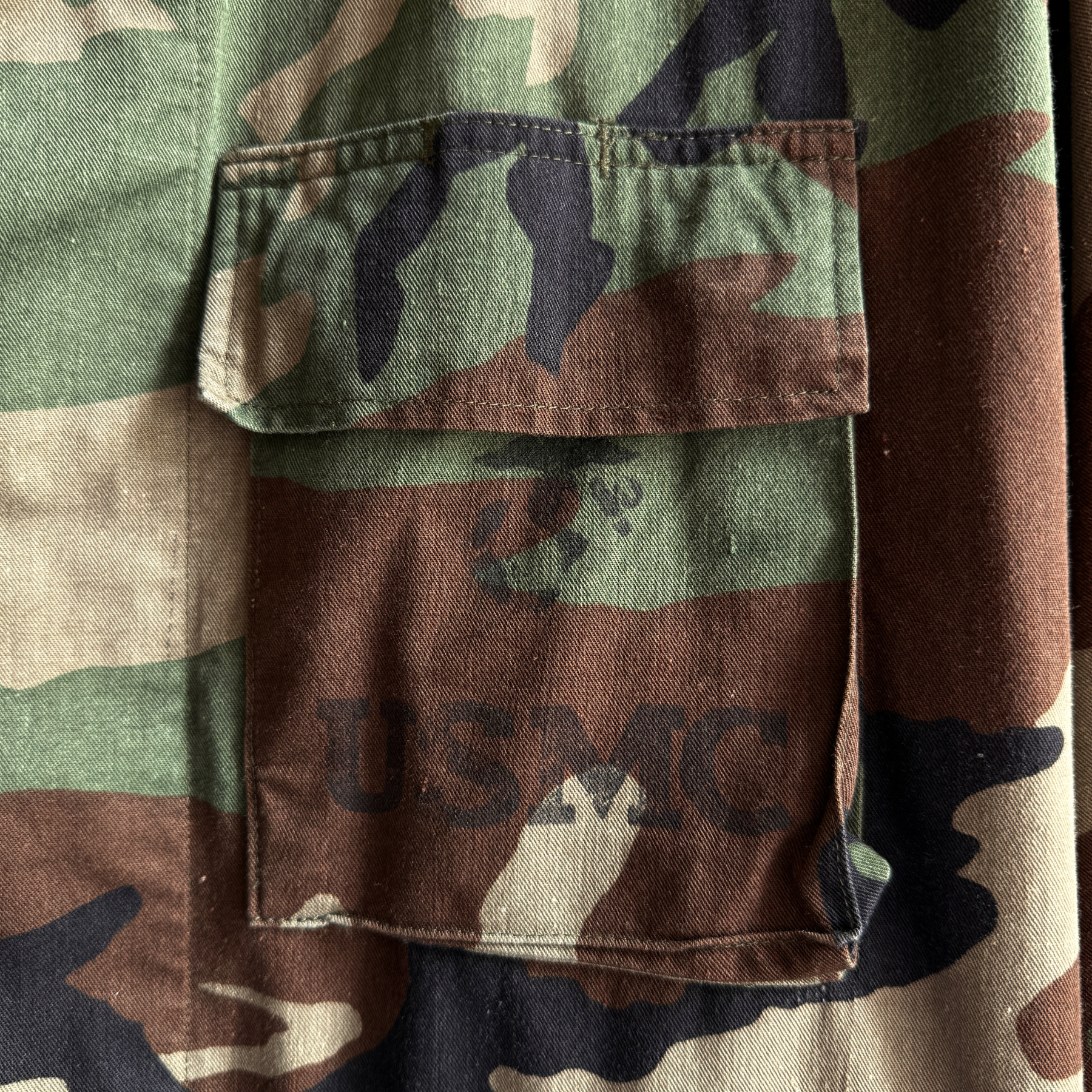 Vintage 1980s U.S. Army USMC BDU Cargo Field Coat  - Shop ThreadCount Vintage Co.