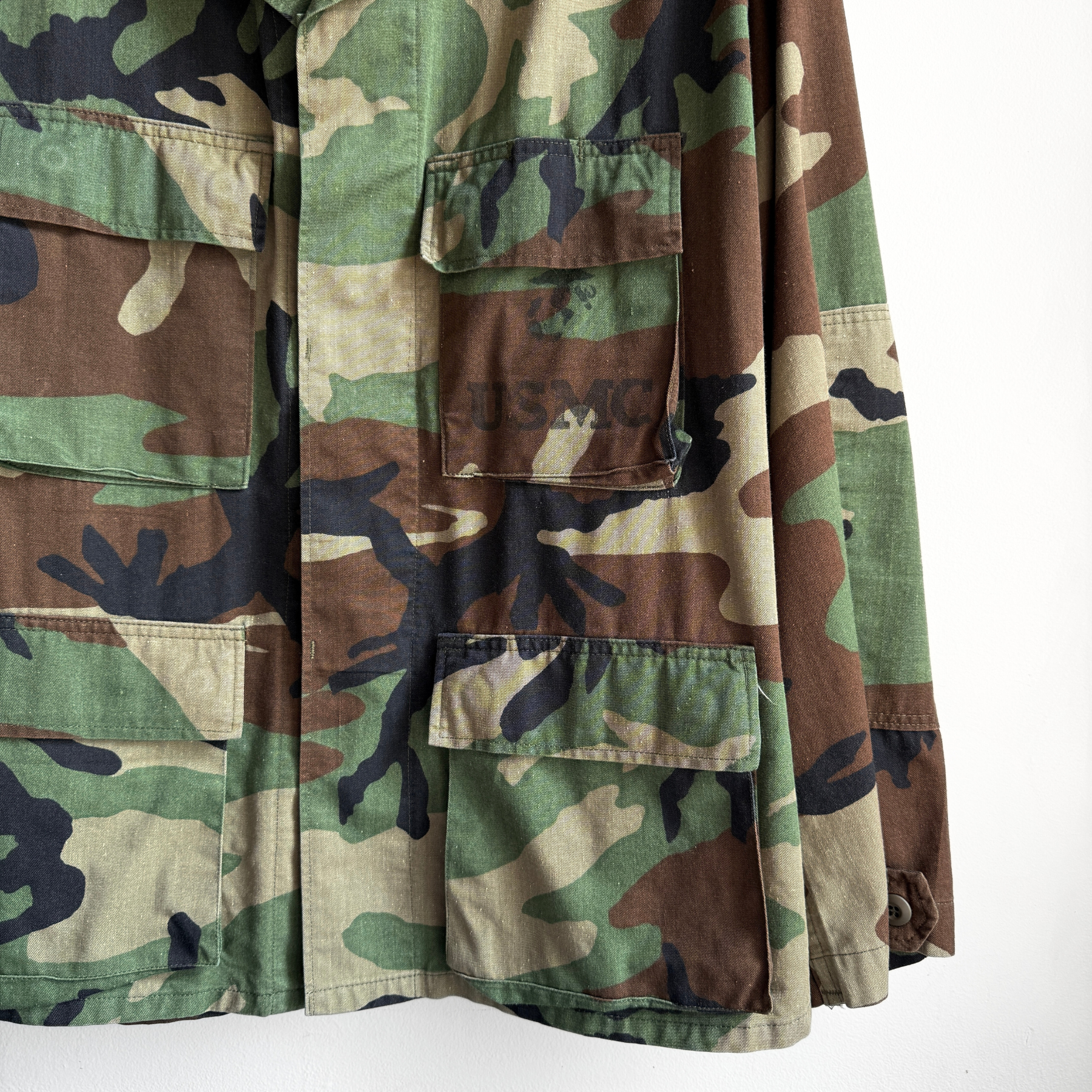 Vintage 1980s U.S. Army USMC BDU Cargo Field Coat  - Shop ThreadCount Vintage Co.