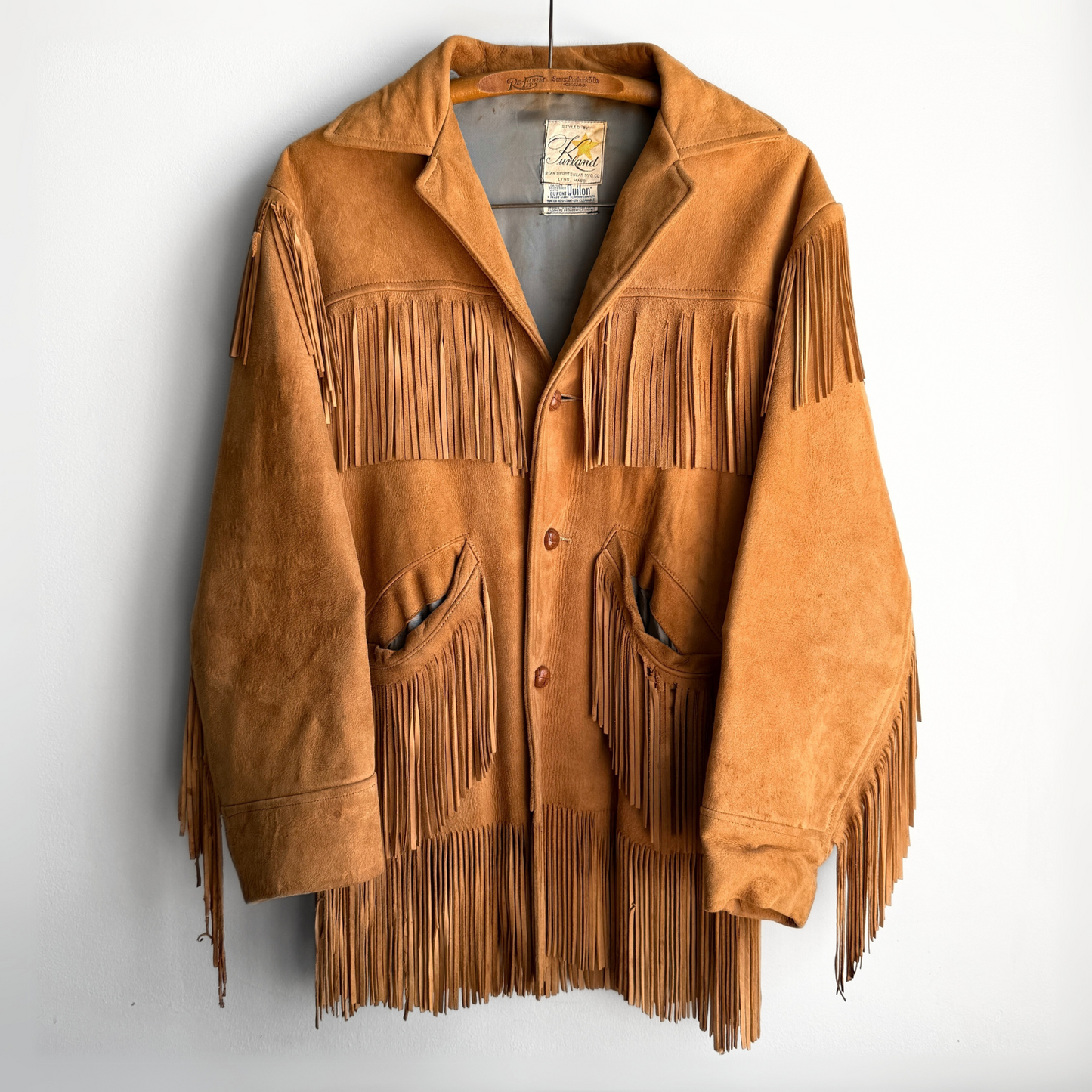 1960s Brown Suede Leather Western Fringe Jacket  - Shop ThreadCount Vintage Co.