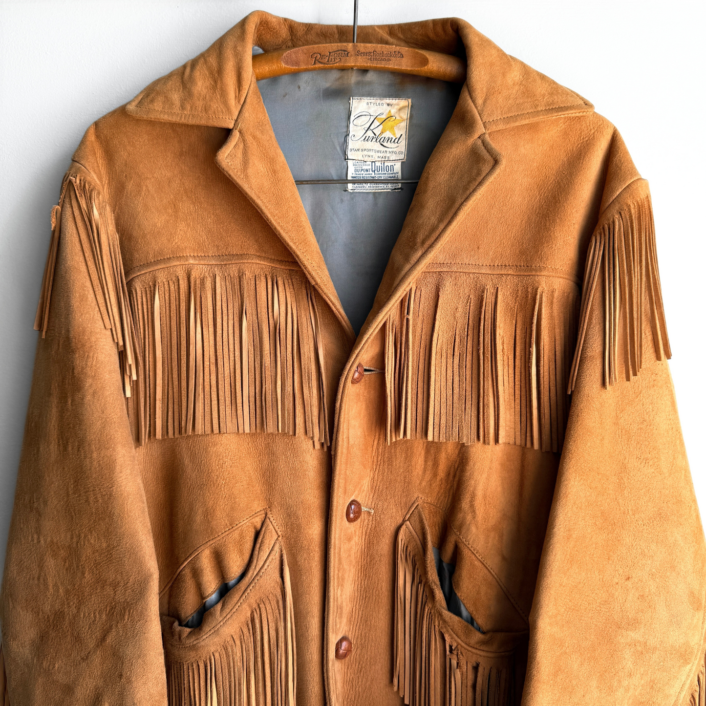 1960s Brown Suede Leather Western Fringe Jacket  - Shop ThreadCount Vintage Co.