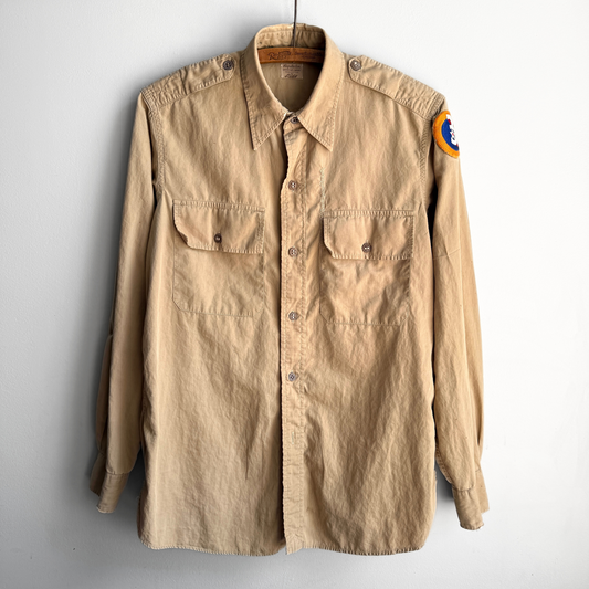 1950s U.S. 3rd Army Air Force Regulation Officer Uniform Shirt  - Shop ThreadCount Vintage Co.