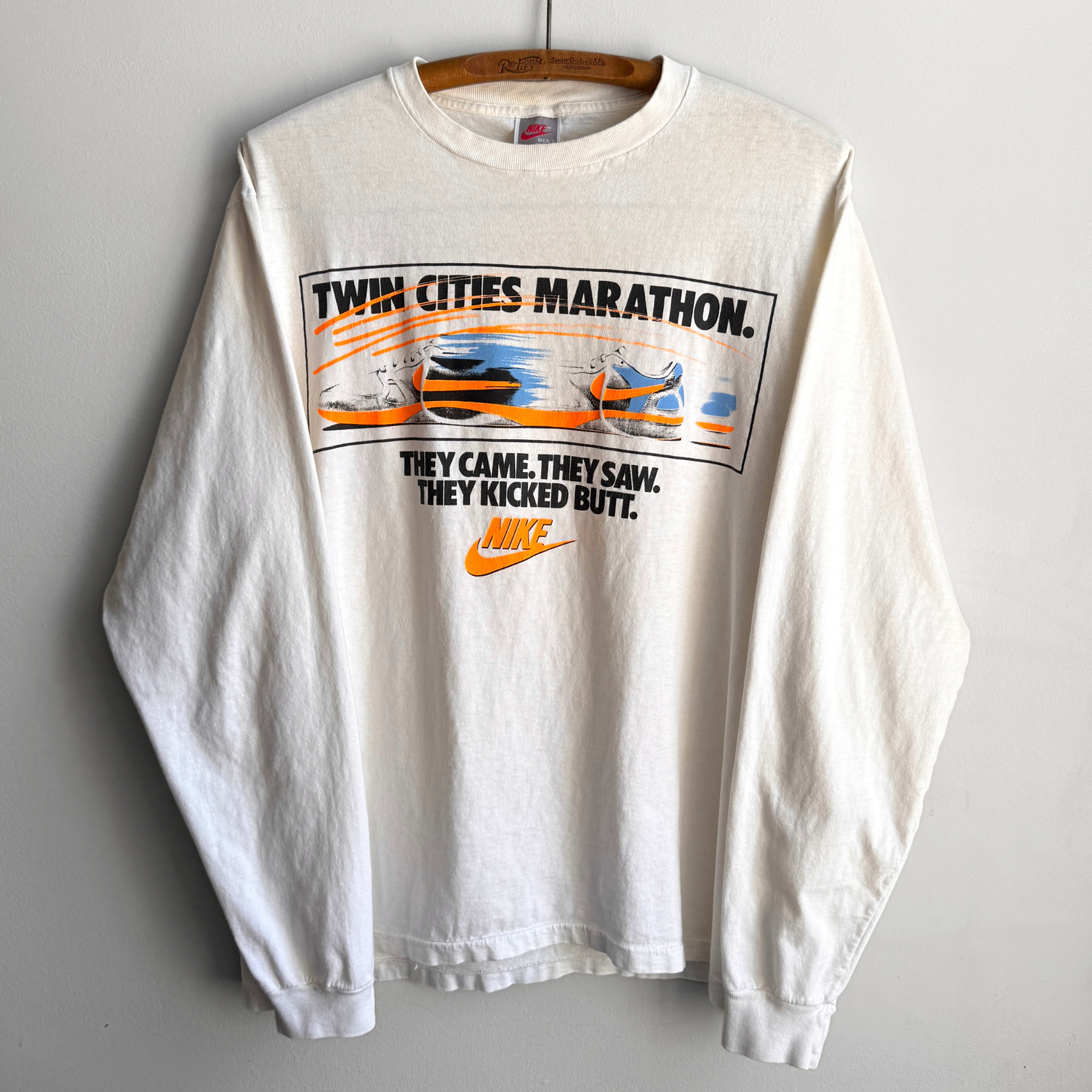 1990s Twin Cities Marathon Graphic Long Sleeve  - Shop ThreadCount Vintage Co.