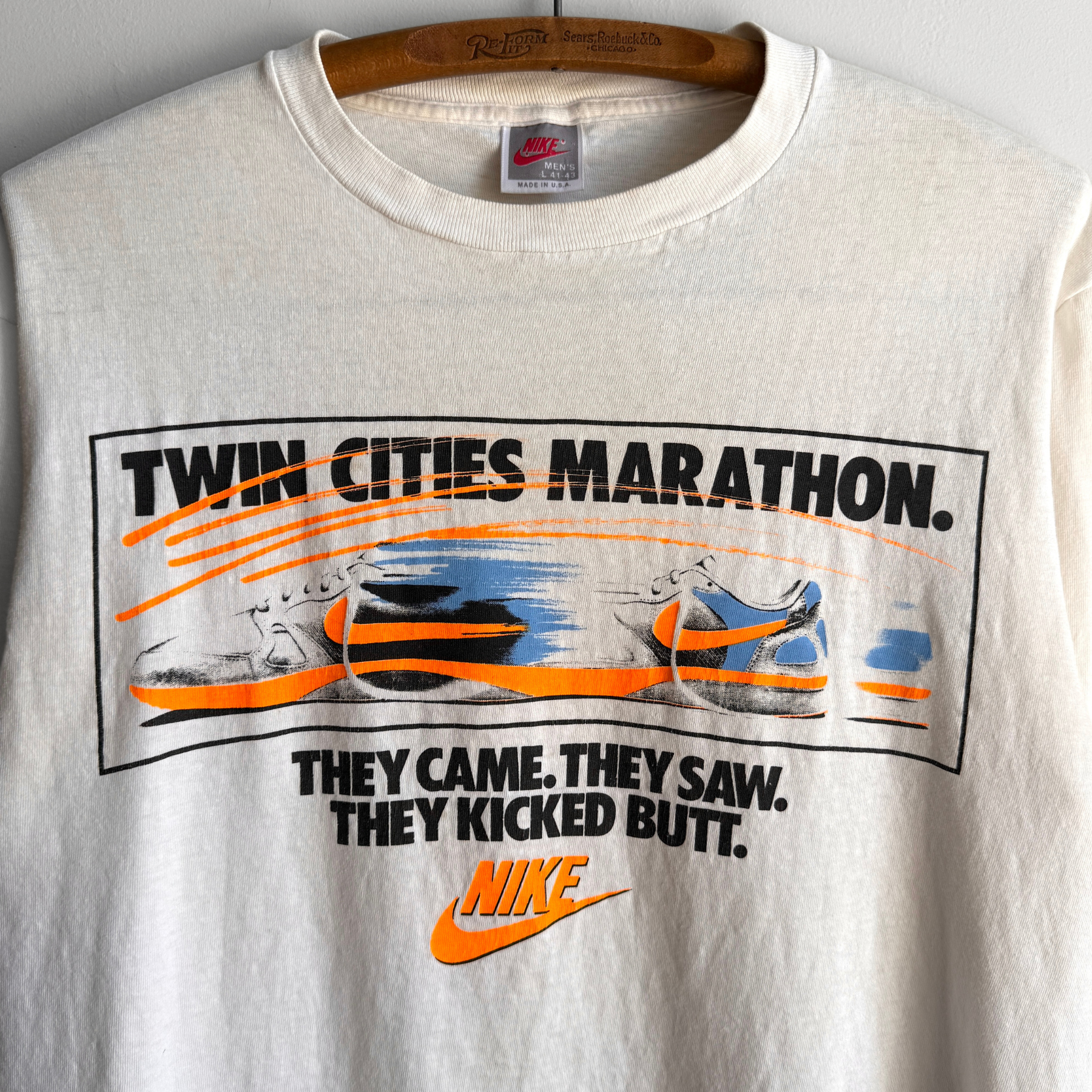 1990s Twin Cities Marathon Graphic Long Sleeve  - Shop ThreadCount Vintage Co.