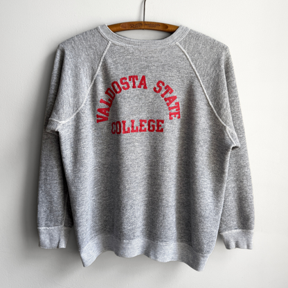 1960s Valdosta State College Heather Grey Sweatshirt  - Shop THREADCOUNT Vintage Co.