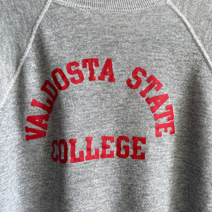 1960s Valdosta State College Heather Grey Sweatshirt  - Shop THREADCOUNT Vintage Co.