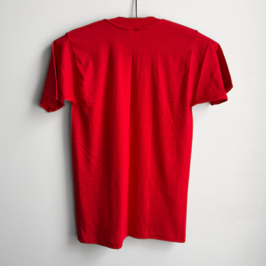 1980s Arkansas Razorbacks Red Graphic Tee  - Shop THREADCOUNT Vintage Co.