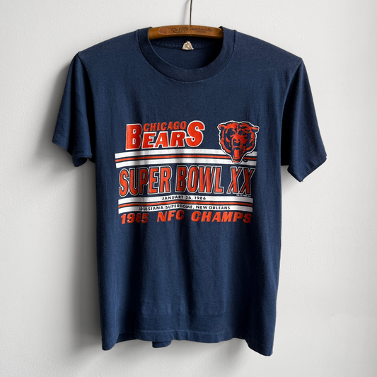 1980s Chicago Bears Super Bowl Champs Graphic Tee