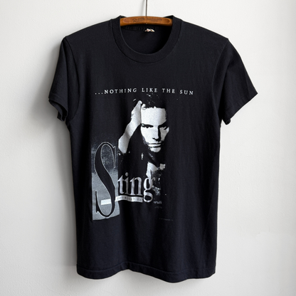 1980s Sting Nothing Like The Sun Graphic Tour Tee  - Shop THREADCOUNT Vintage Co.