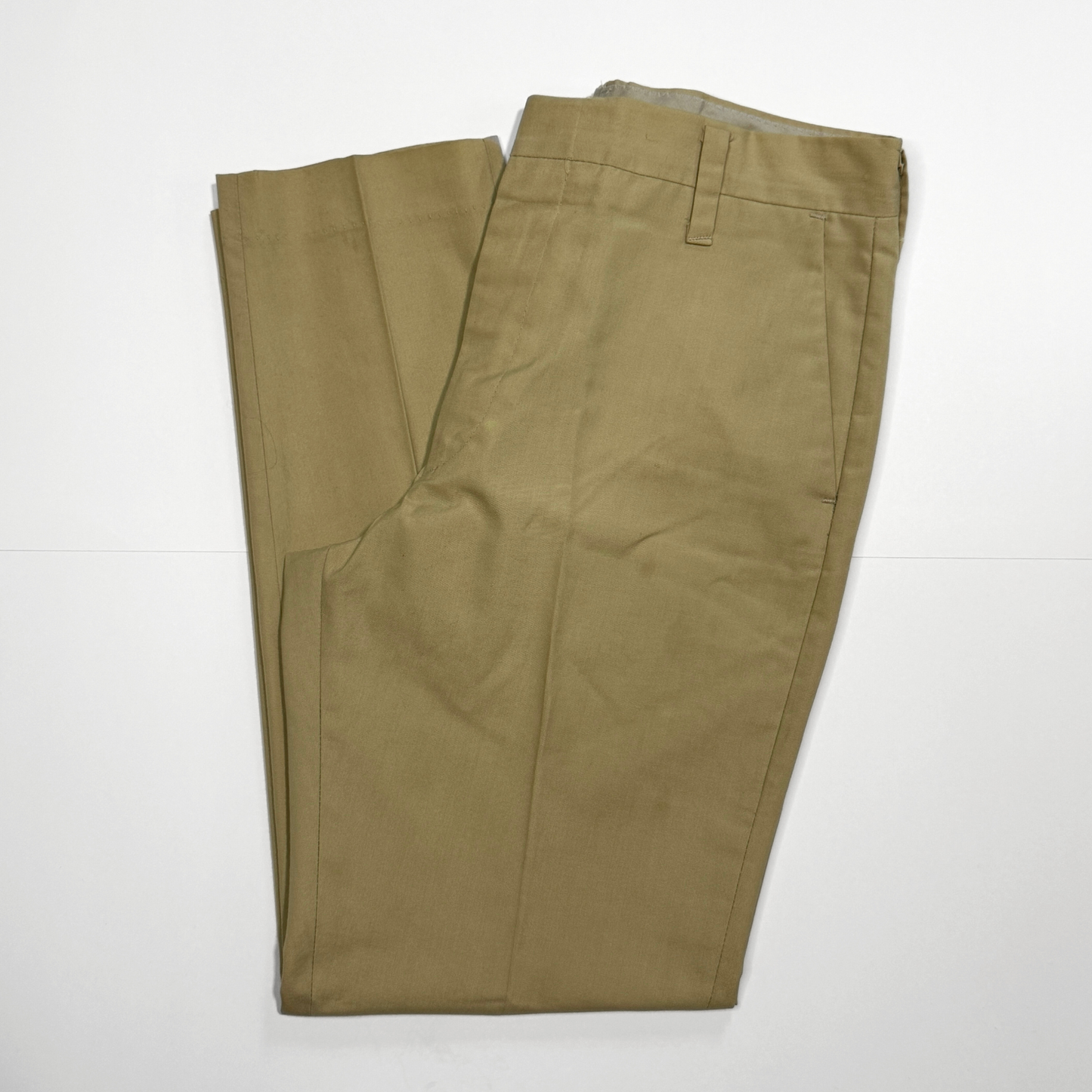 1960s Tan Perma-Prest Chino Workwear Pants  - Shop THREADCOUNT Vintage Co.