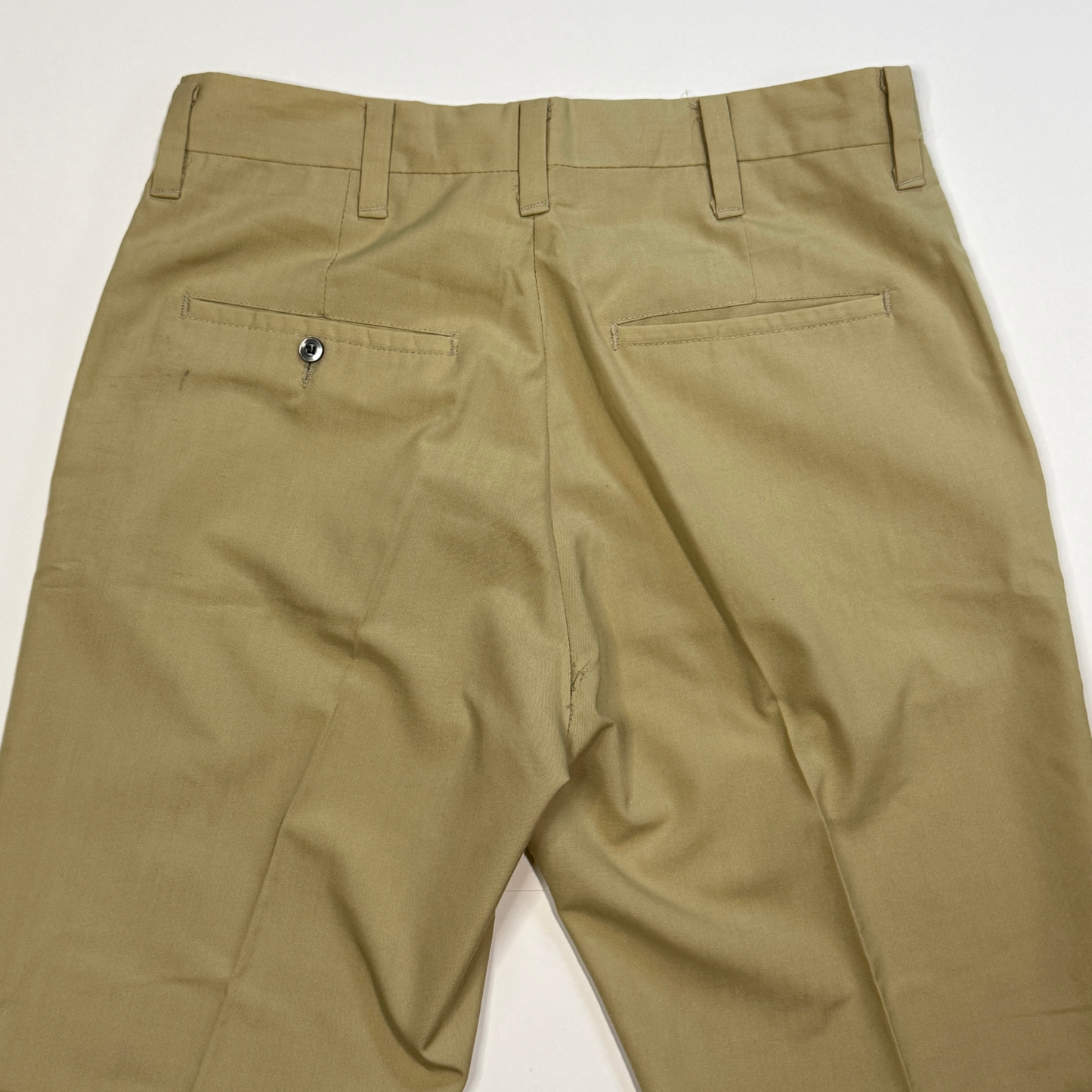1960s Tan Perma-Prest Chino Workwear Pants  - Shop THREADCOUNT Vintage Co.