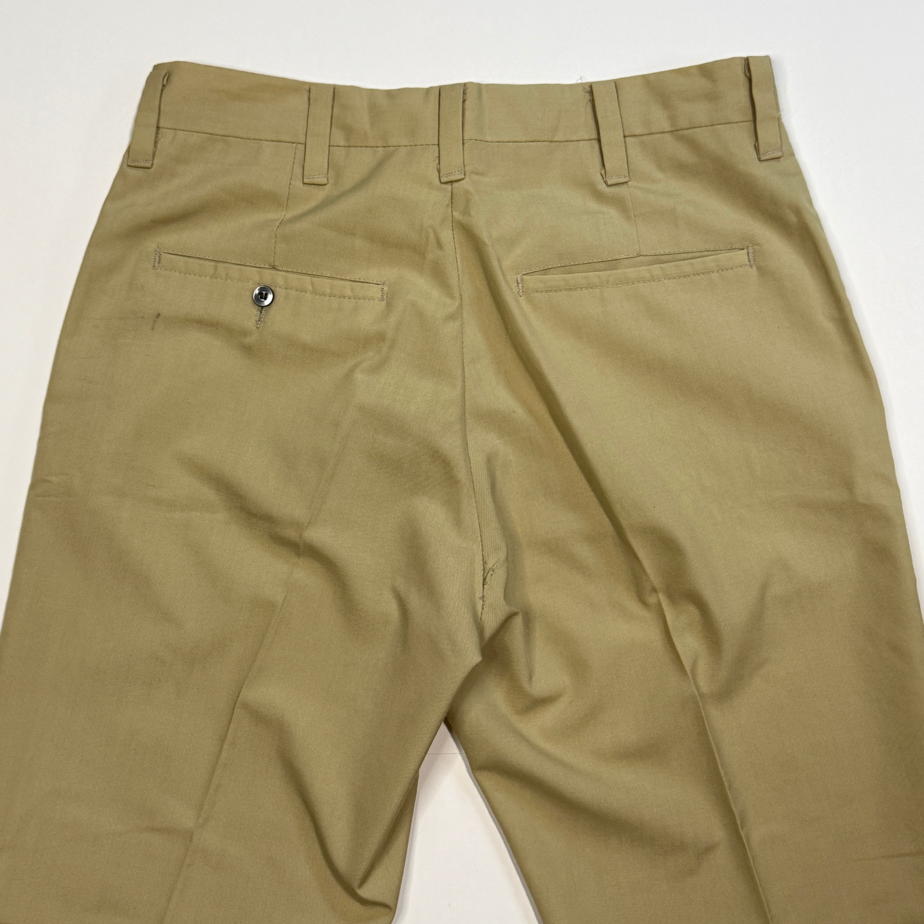 1960s Tan Perma-Prest Chino Workwear Pants  - Shop THREADCOUNT Vintage Co.