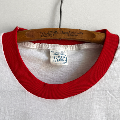 1980s University of Illinois Athletics Chicago Ringer Tee  - Shop THREADCOUNT Vintage Co.