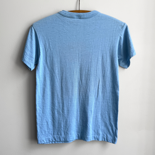 1970s Super Me Blue Graphic Tee  - Shop THREADCOUNT Vintage Co.