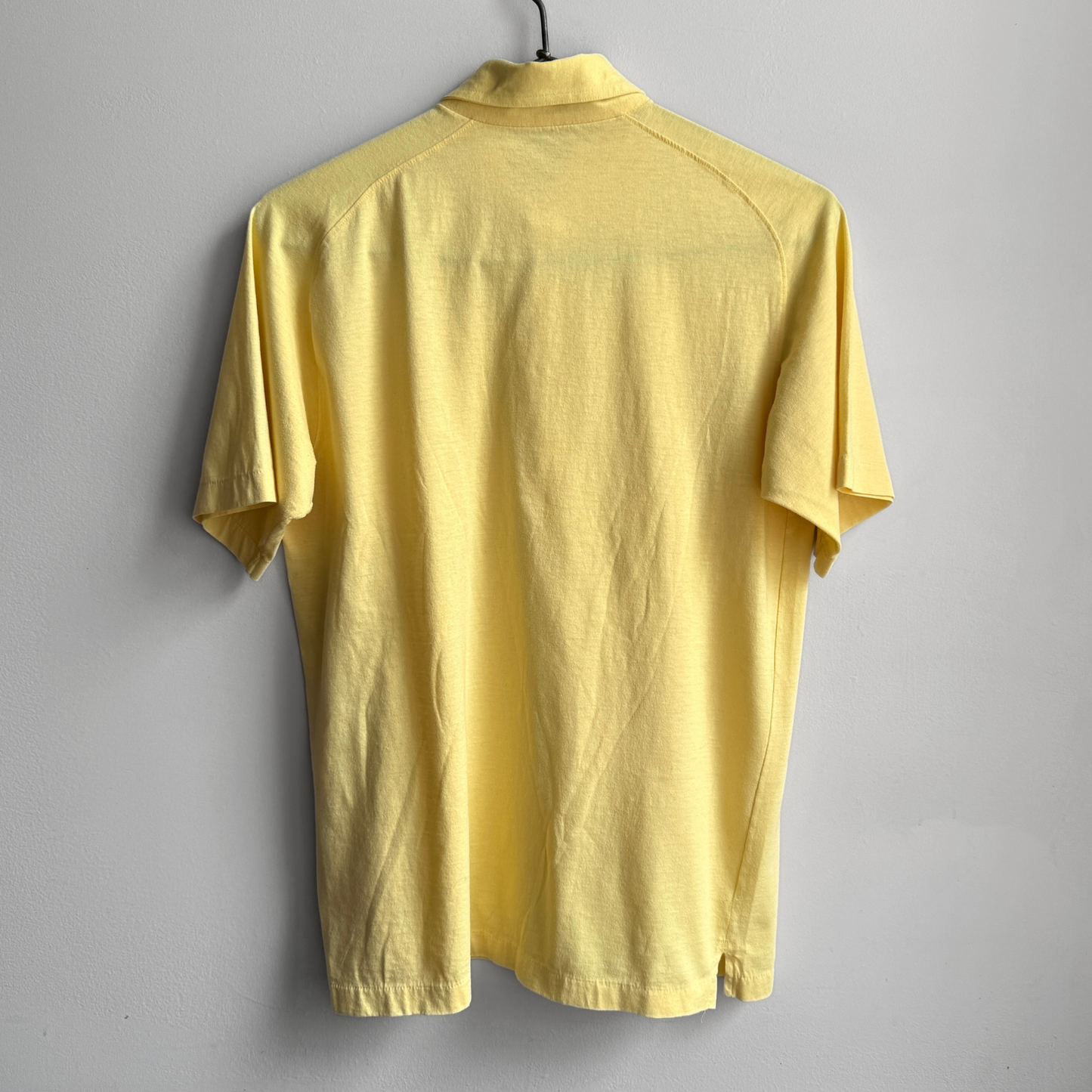 1980s Light Yellow Polo Shirt