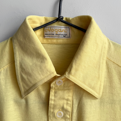 1980s Light Yellow Polo Shirt