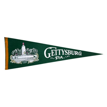 1950s Gettysburg Pennsylvania Eternal Light Pennant