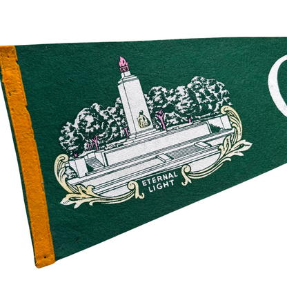 1950s Gettysburg Pennsylvania Eternal Light Pennant