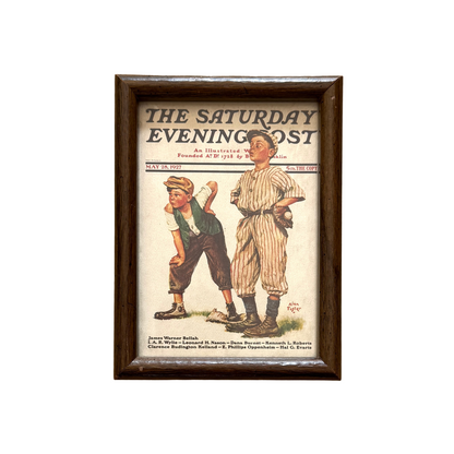1920s Saturday Evening Post Poster