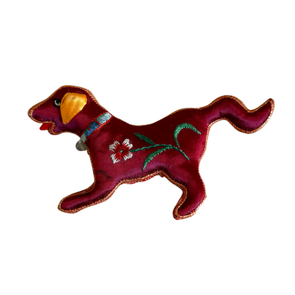 1970s Chinese Silk Embroidered Animals