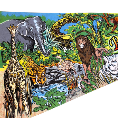 1980s Busch Gardens Tampa Florida Pennant