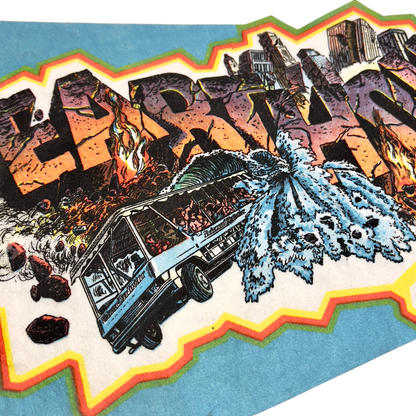 1980s Universal Studios Earthquake Pennant