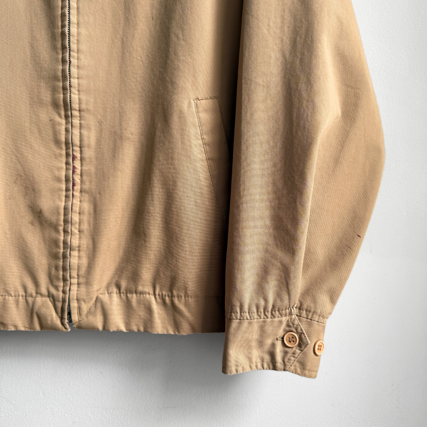 1970s Tan Harrington Work Jacket