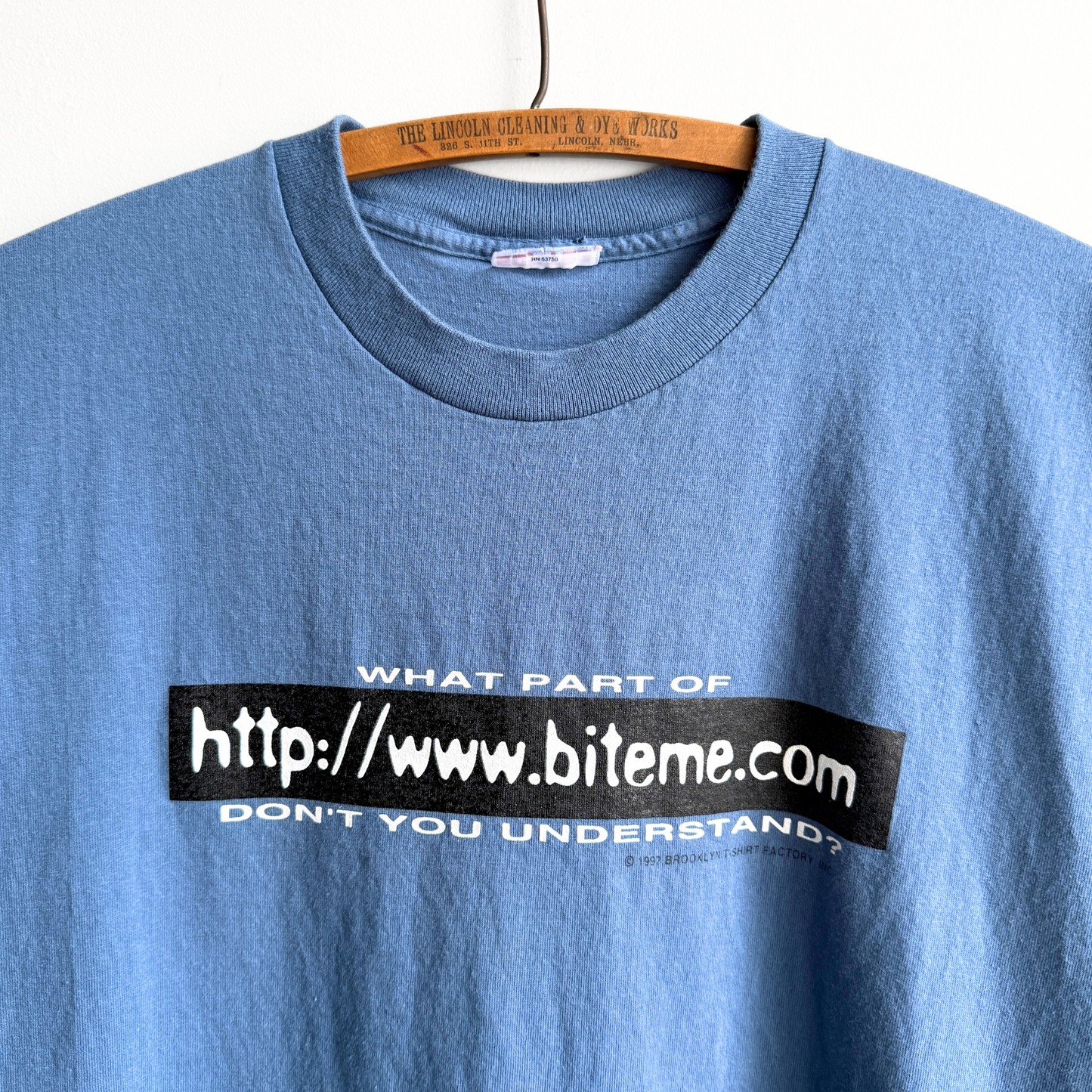 1990s What Part of Bite Me Don't You Understand Graphic Tee