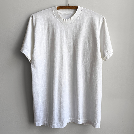 1980s Blank White Undershirt Tee