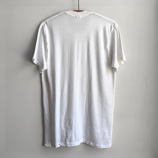 1980s Blank White Undershirt Tee
