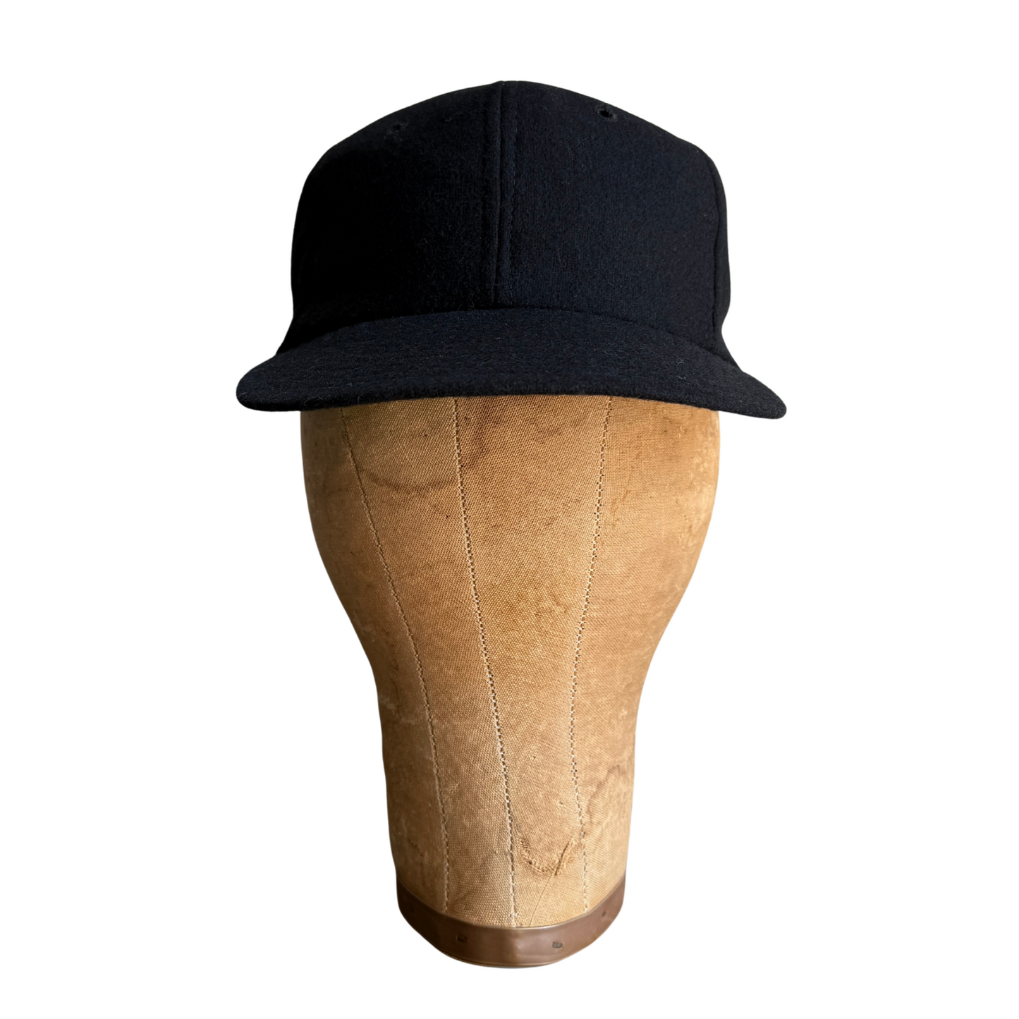 1960s Black Wool Baseball Cap