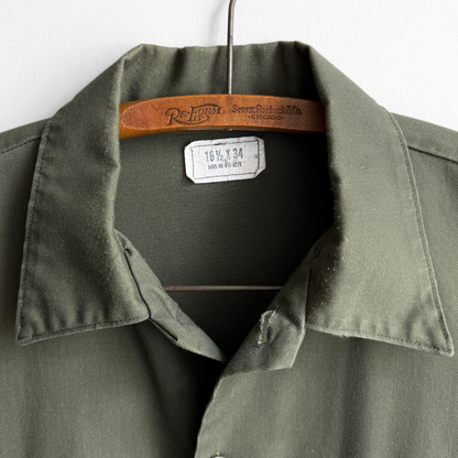 1980s U.S. Navy OG-507 Durable Fatigue Shirt