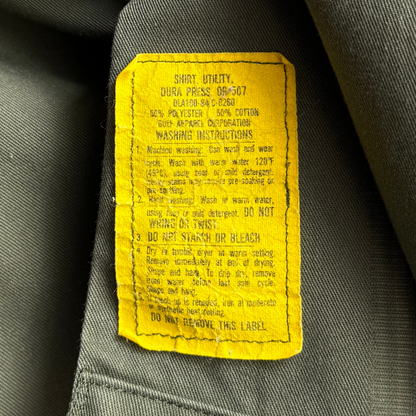 1980s U.S. Navy OG-507 Durable Fatigue Shirt